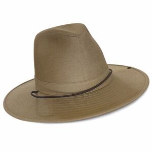Henschel Tan khaki Wide-Brim Hat Medium